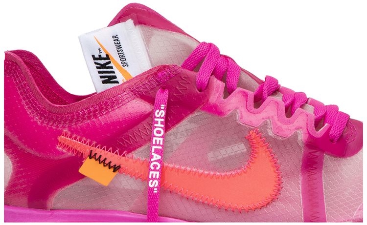 Off White x Nike Zoom Fly SP Tulip Pink
