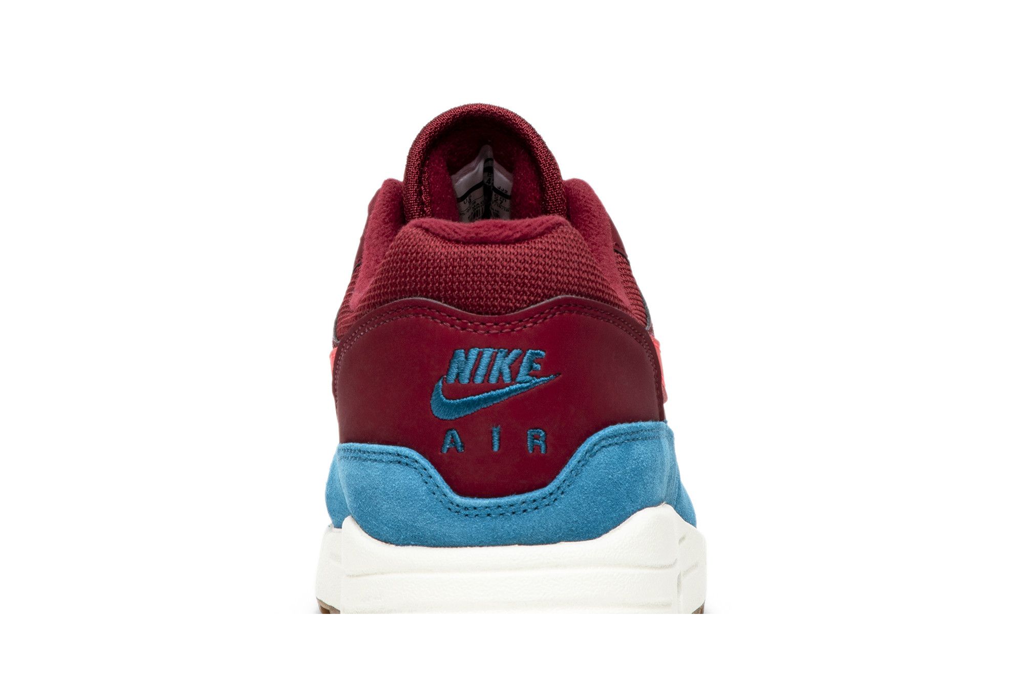 Air max 1 burgundy teal clearance