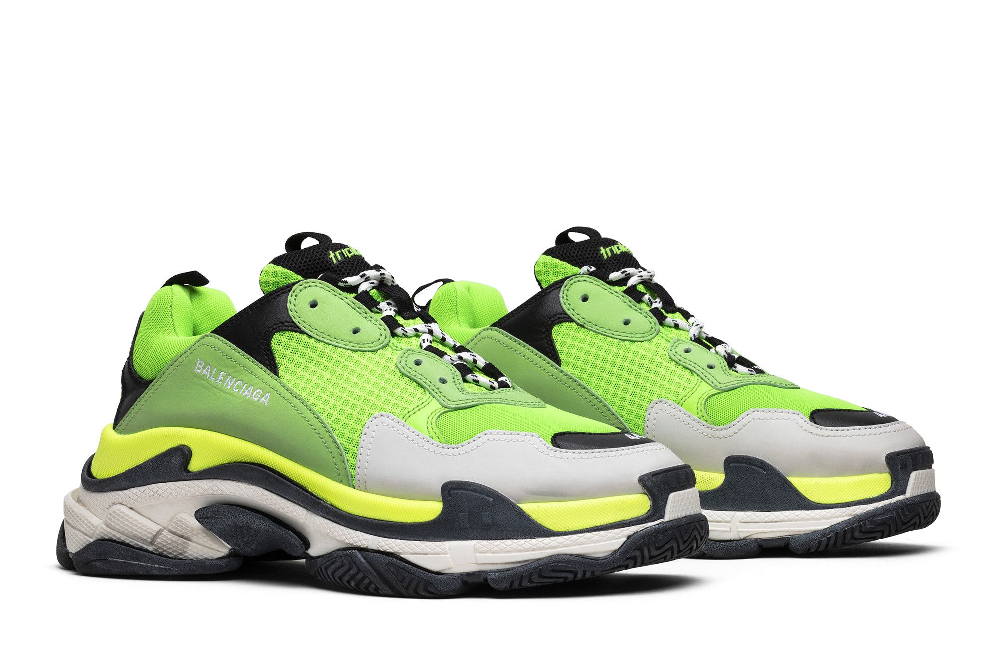 Lime green and black balenciaga cheap