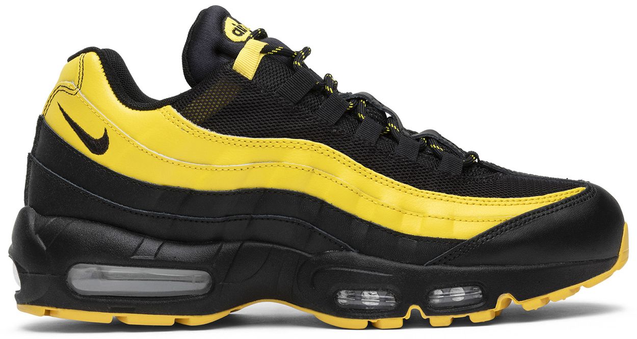 navy blue and yellow air max 95