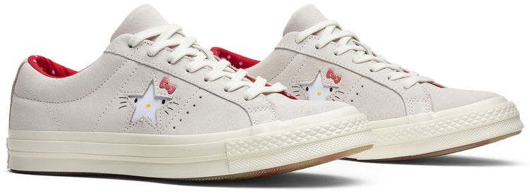 Hello Kitty x Converse One Star Suede Low Top White