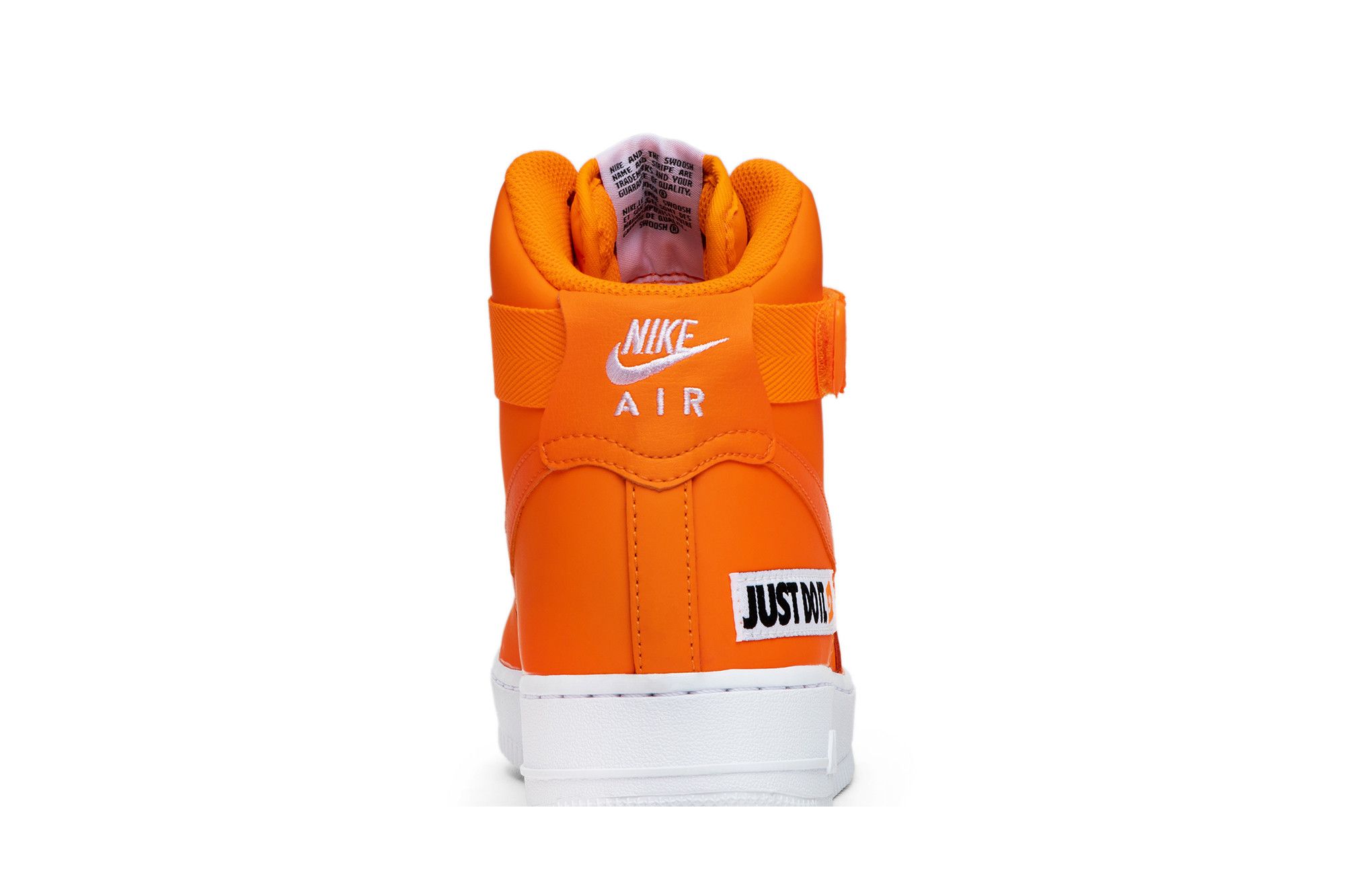 Nike air force 1 high lx leather orange cheap