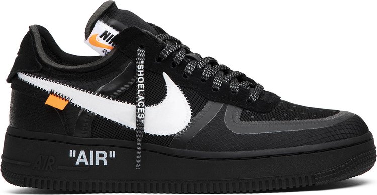 spanning grind snor Off-White x Air Force 1 Low 'Black' | GOAT