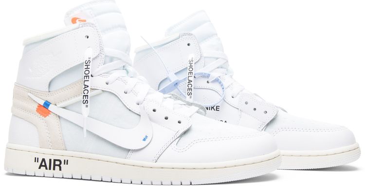 Off White x Air Jordan 1 Retro High OG White 2018
