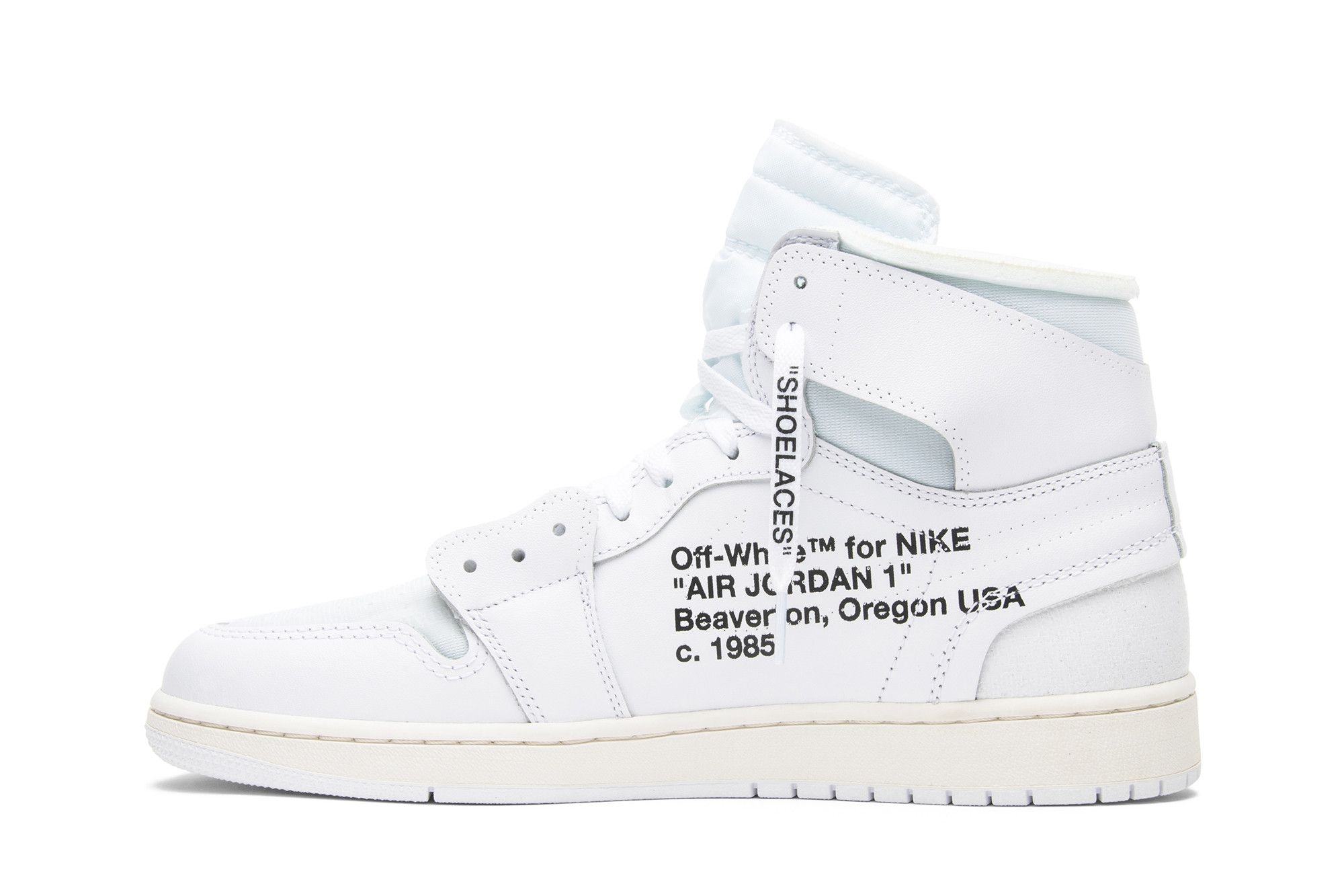 Buy Off White x Air Jordan 1 Retro High OG White 2018 AQ0818 100 GOAT