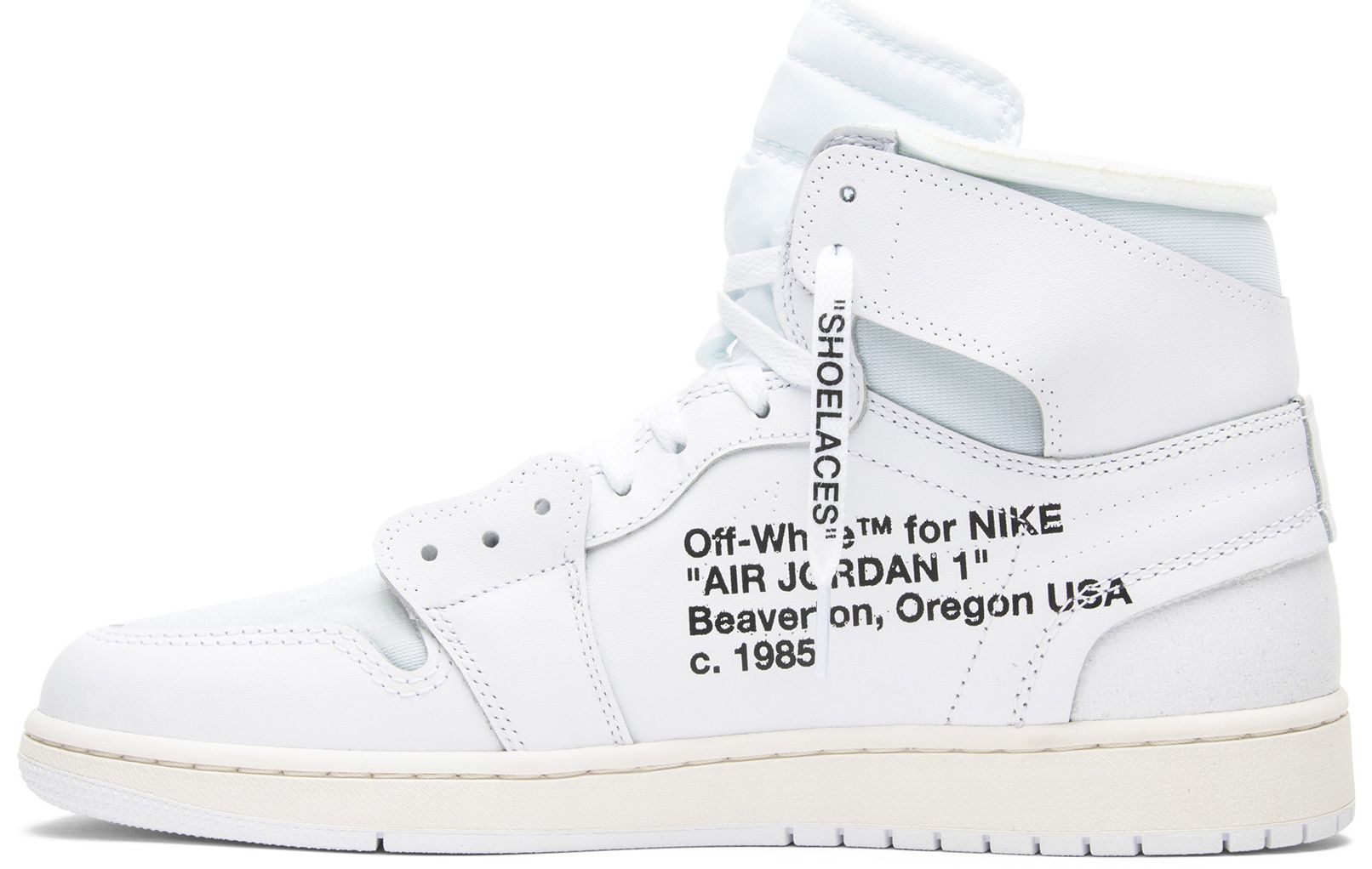 off white air jordan 1 all white