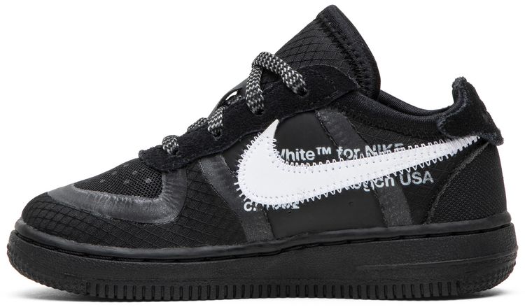 Off White x Nike Air Force 1 Low TD Black