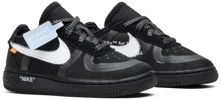 Off White x Nike Air Force 1 Low TD Black