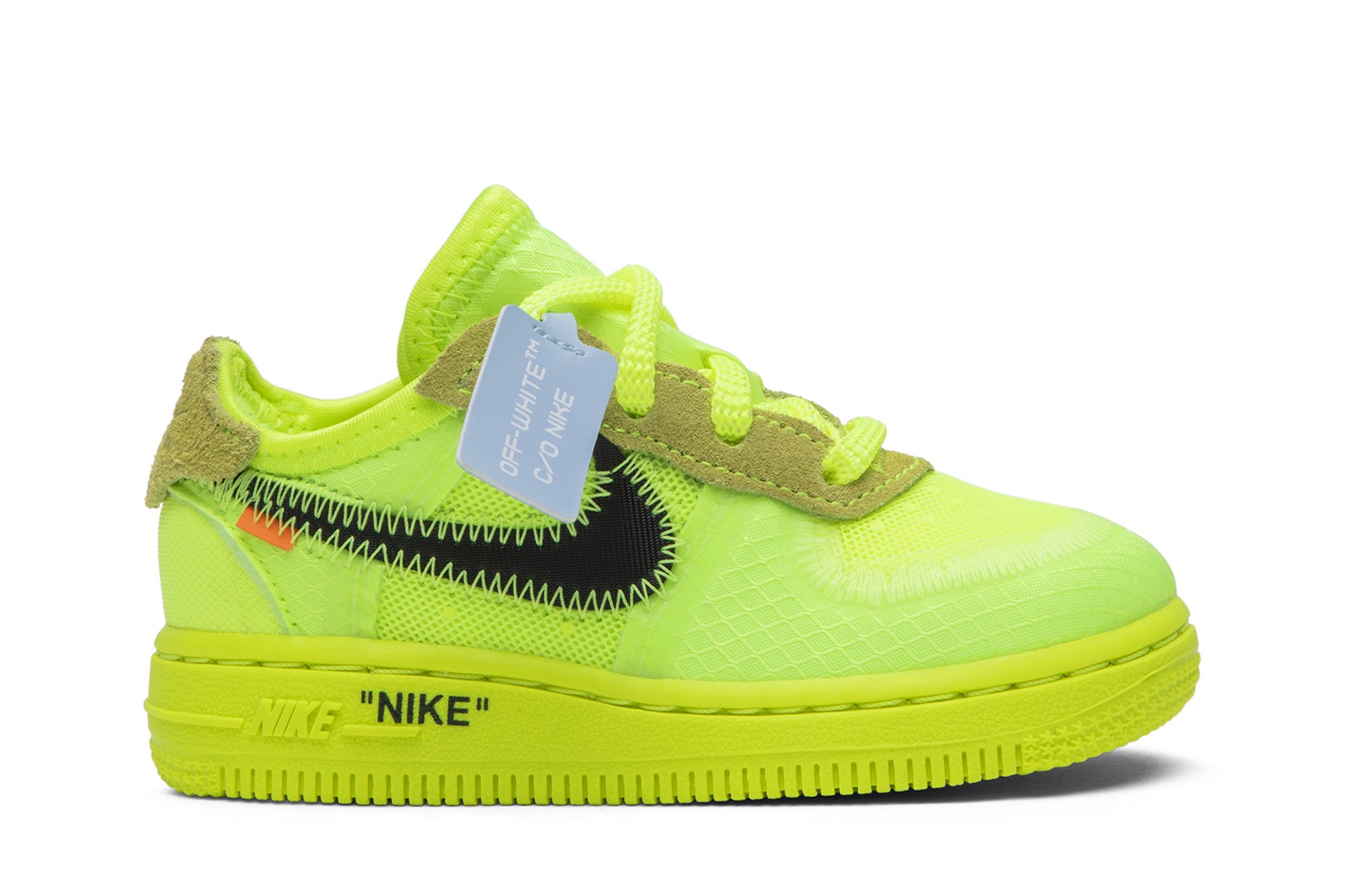 Nike TD Air Force 1 Low Off-White Volt-