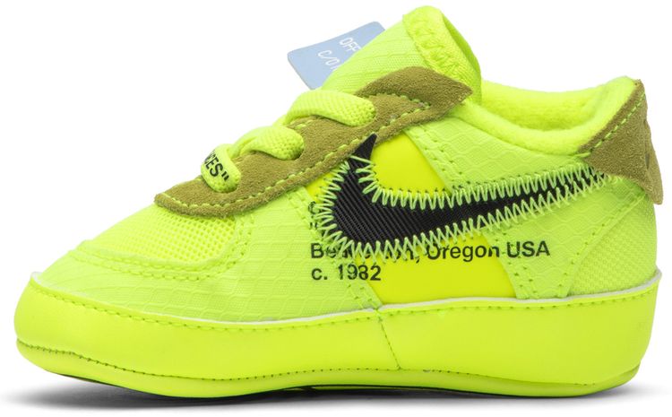 Off White x Nike Air Force 1 Low CB Volt