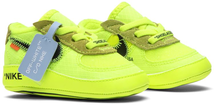 Off White x Nike Air Force 1 Low CB Volt