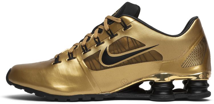 Nike Shox Superfly R4 Metallic Gold Sample