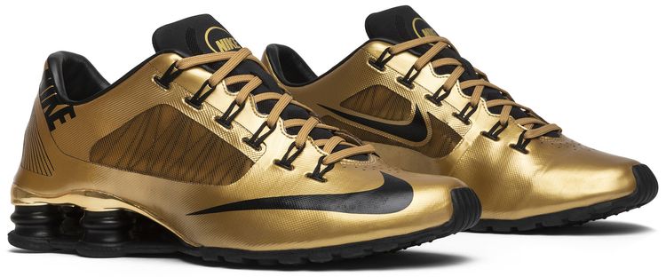 Nike Shox Superfly R4 Metallic Gold Sample