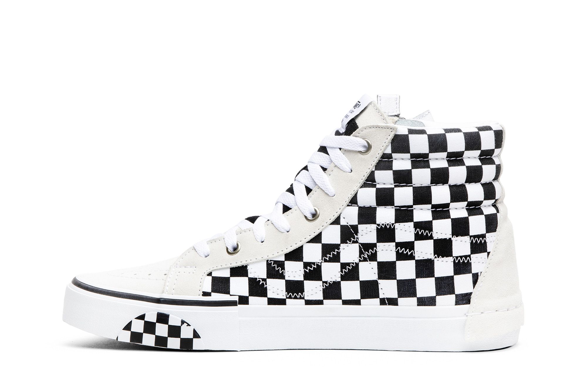 Buy SK8 Hi CAP LX Reissue White Checkerboard VN0A3WM127I GOAT UK