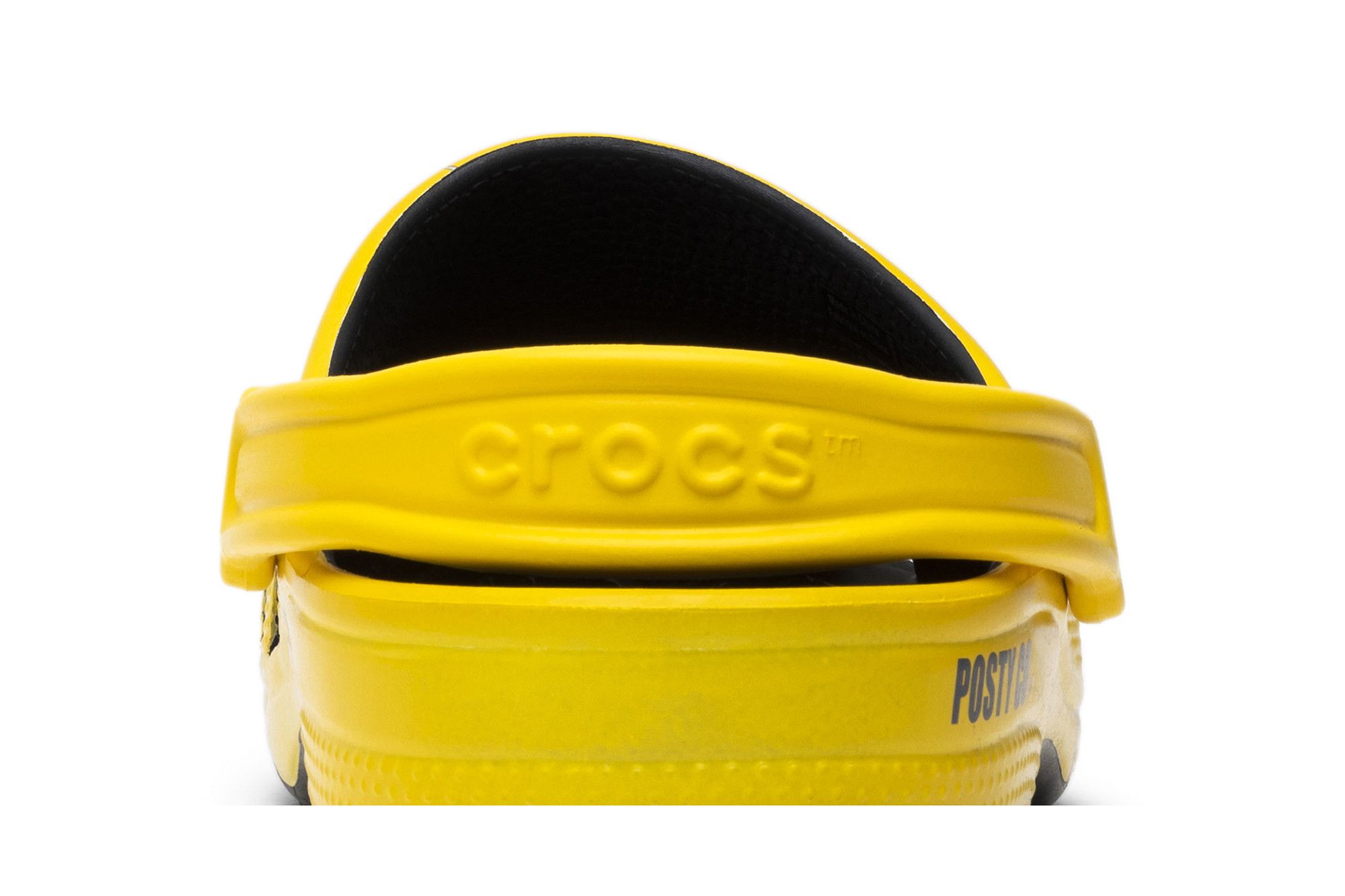 Yellow post malone crocs cheap