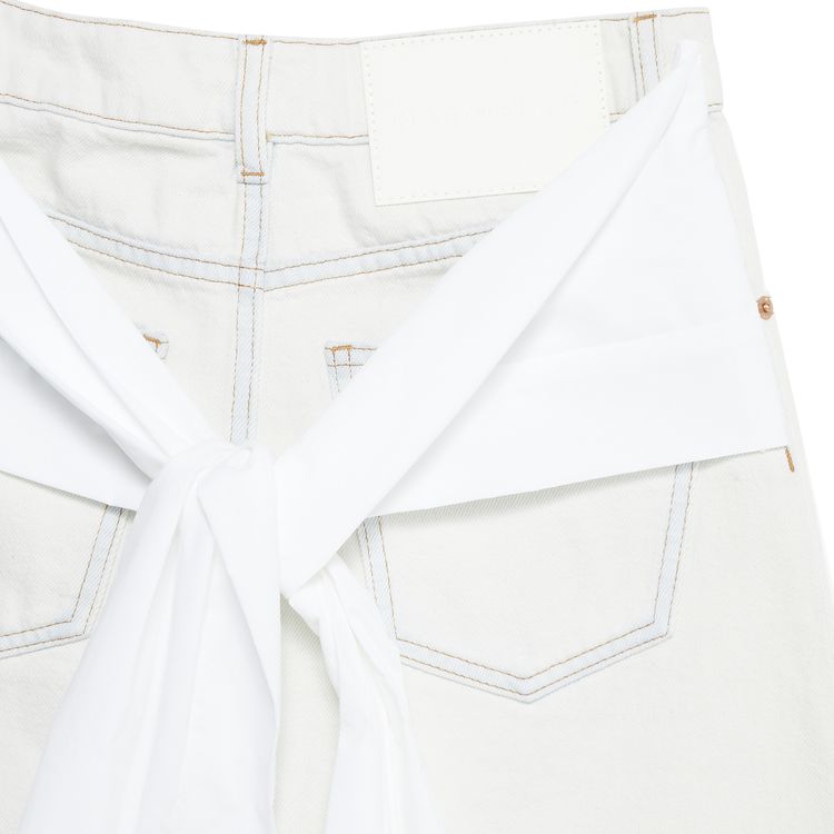 MM6 Maison Margiela Asymmetrical Denim Skirt Super Bleech