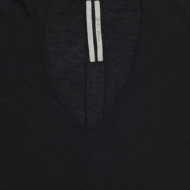 Rick Owens Soft V Neck Sweater Black