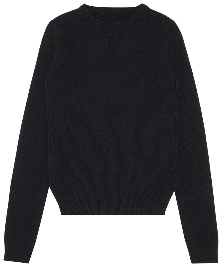 Rick Owens Round Neck Sweater Black