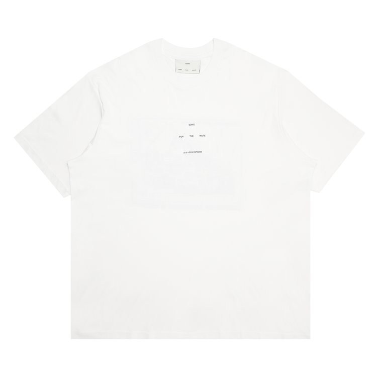 Song for the Mute Logo Oversized T-Shirt 'White'
