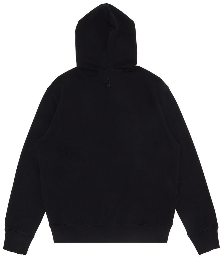Lanvin Paris Embroidered Hoodie Black