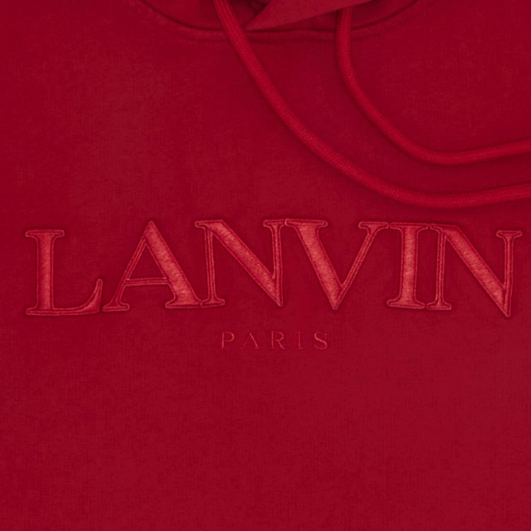 Lanvin Paris Embroidered Hoodie Lipstick