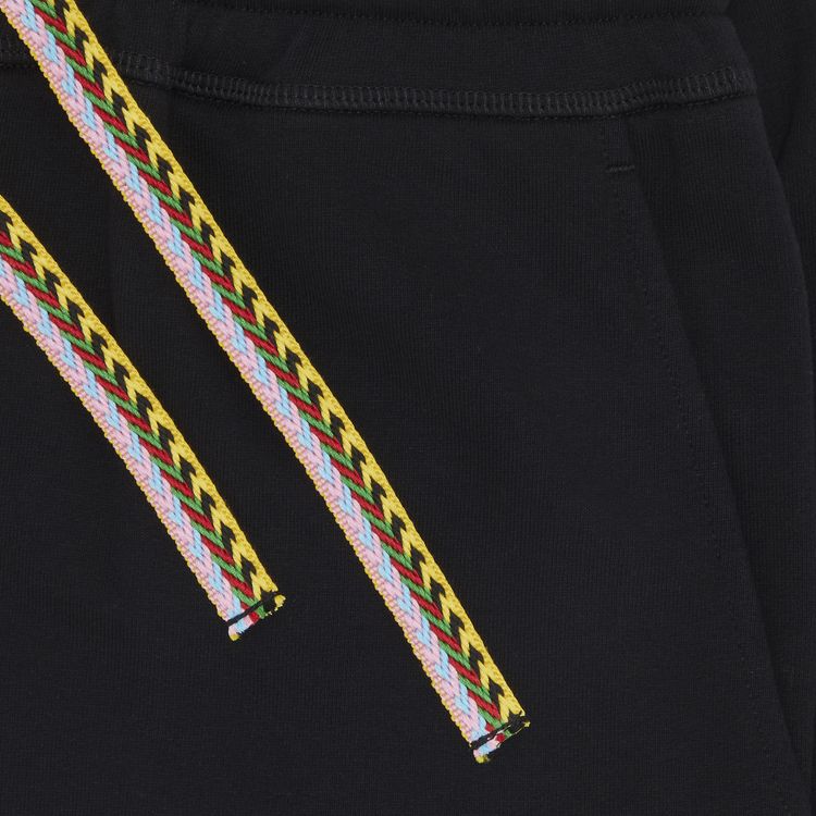 Lanvin Lace Curb Joggers Black