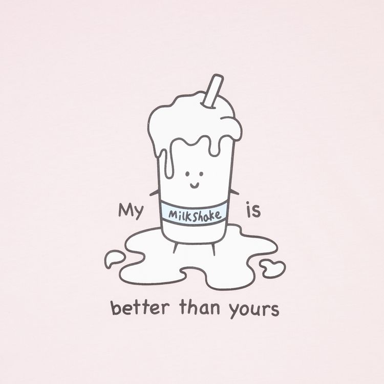 Vetements My Milkshake T Shirt Baby Pink