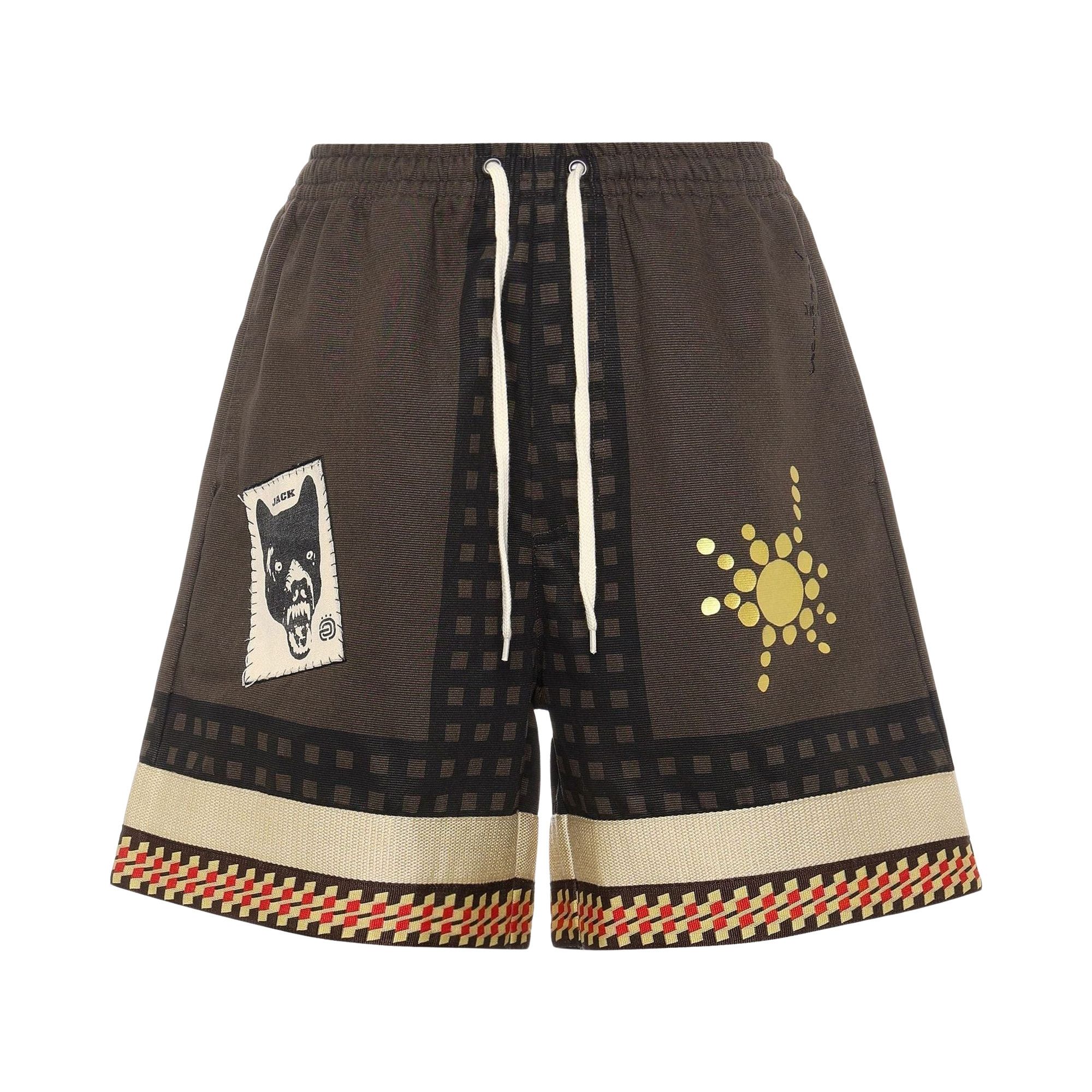 Buy Cactus Jack by Travis Scott Wolf Short 'Brown' - CJAM PS06