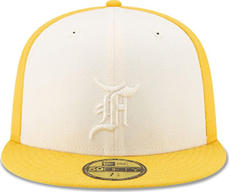 Fear of God Essentials x New Era 59Fifty Fitted Cap 'Gold/White'