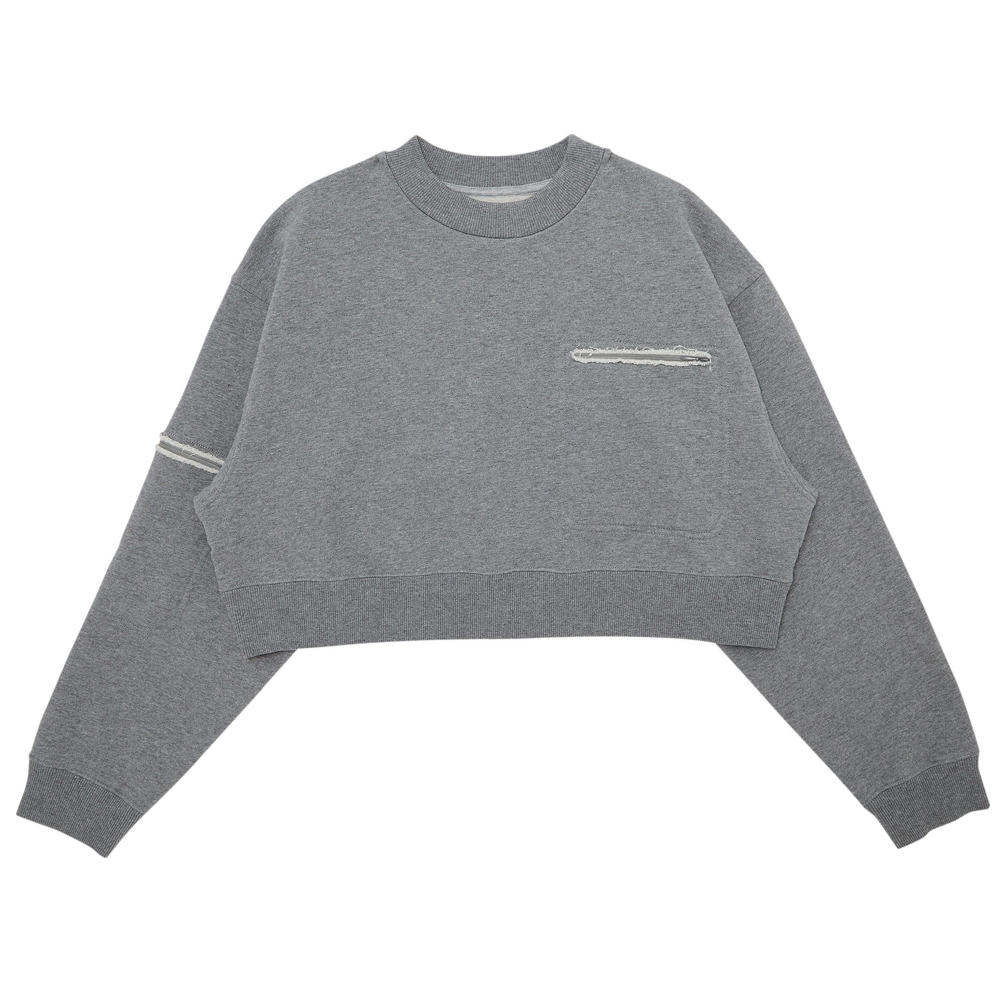 ★MM6 Maison Margiela★ Band Sweatshirt Melange Gray S52GU01 Buy MM6 Maison Margiela Sweatshirt 'Grey Melange