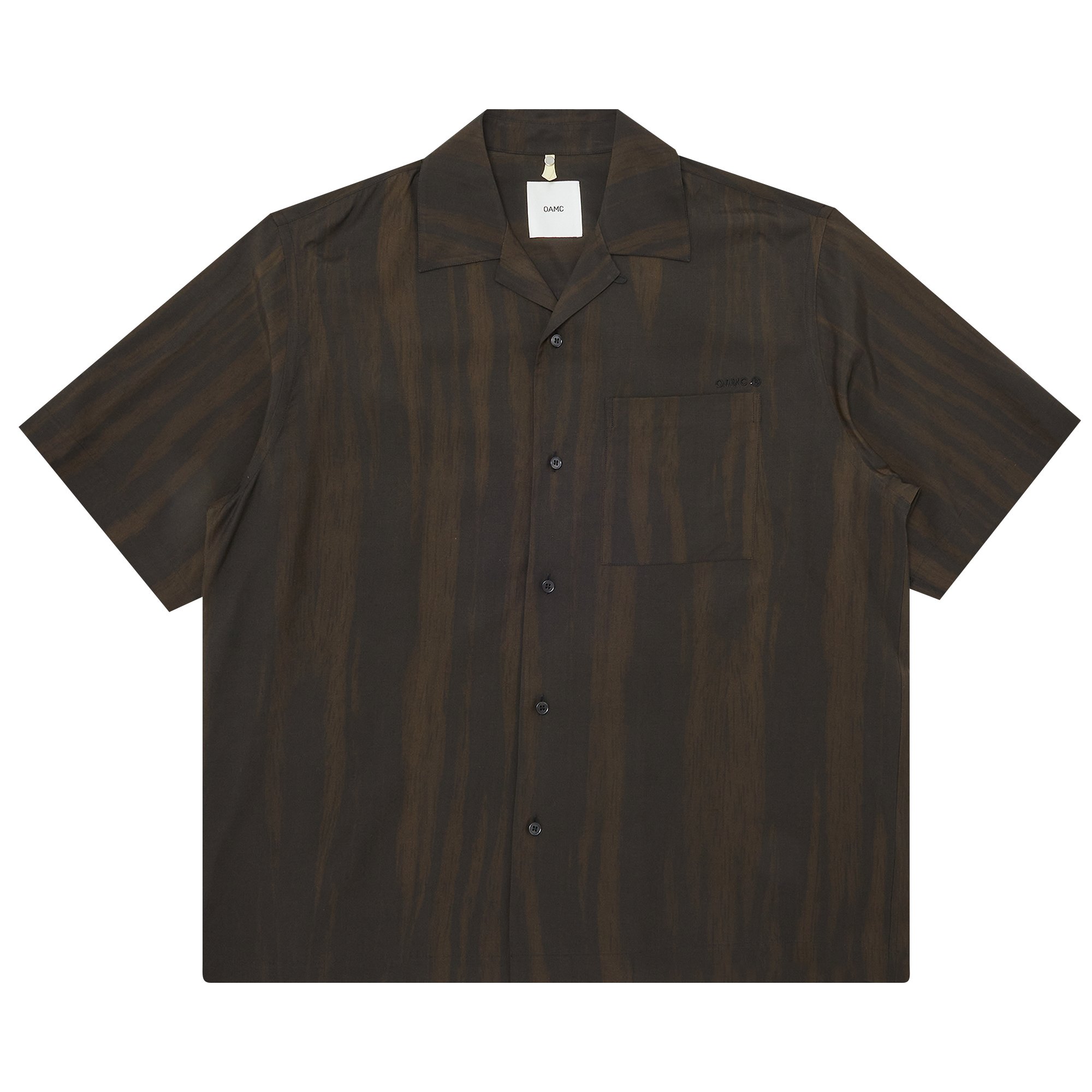 OAMC Woven Kurt Shirt 'Dark Wood'