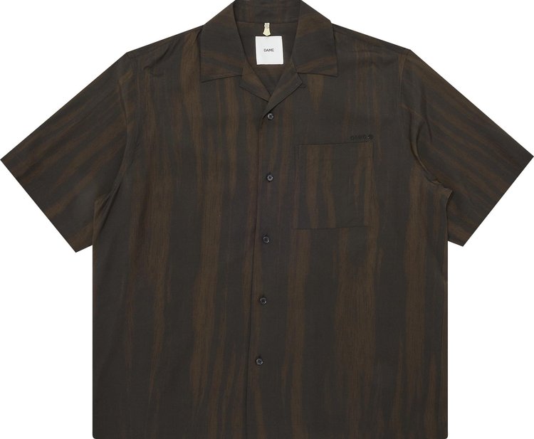OAMC Woven Kurt Shirt 'Dark Wood'