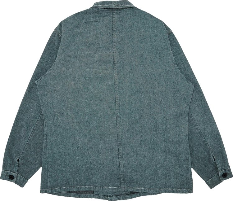 OAMC Woven Re Work Work Shirt Opal Green