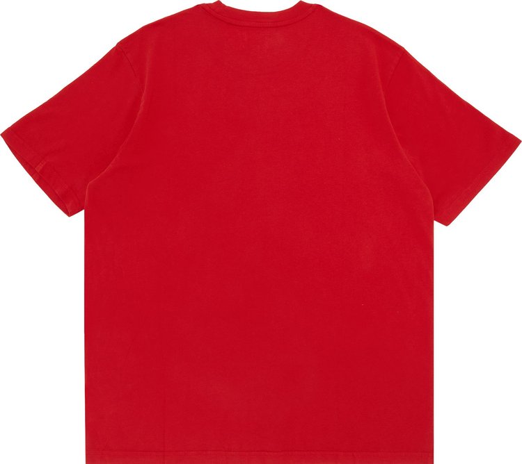 Supreme Washed Capital Short Sleeve Top Red