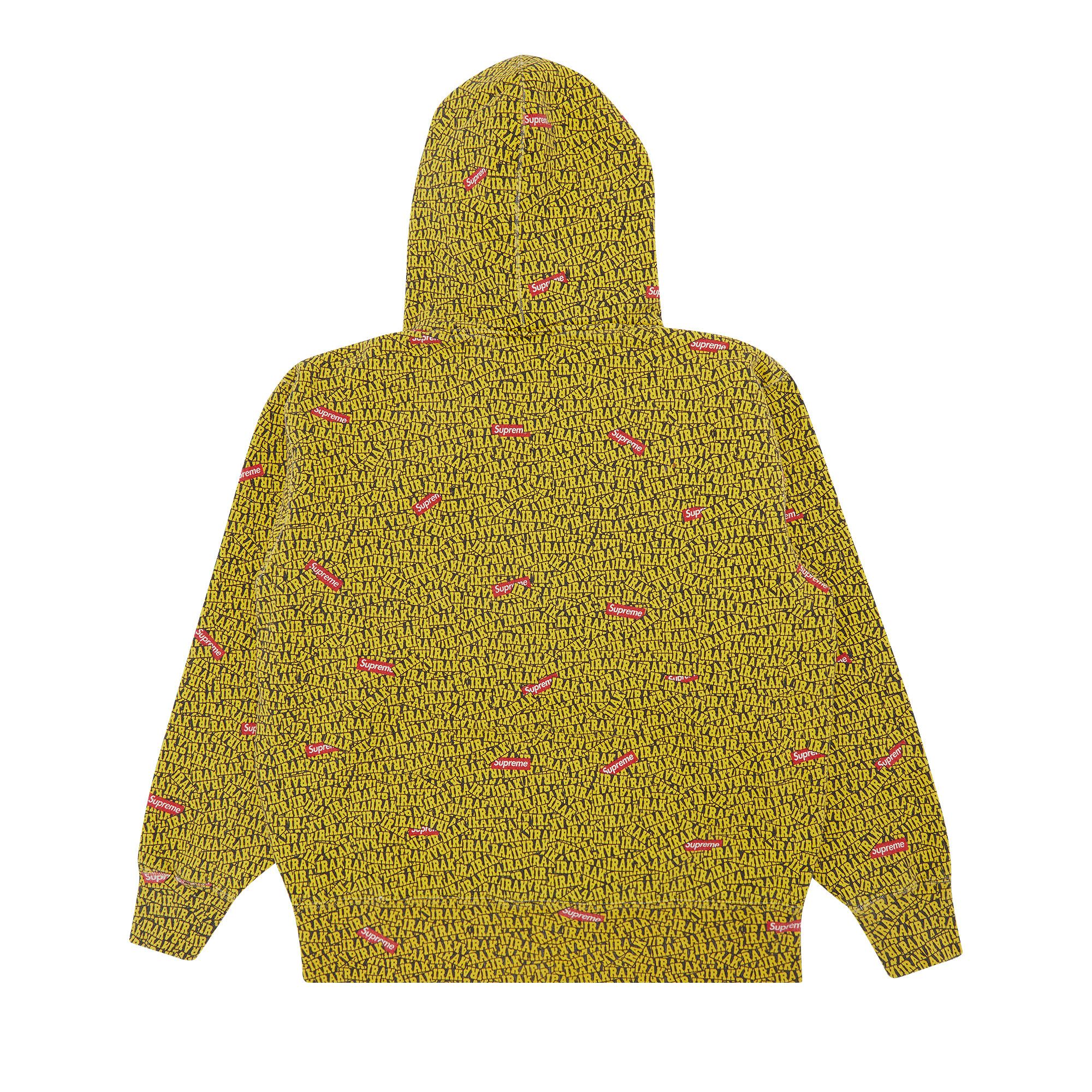 Supreme sweatshirt yellow on sale