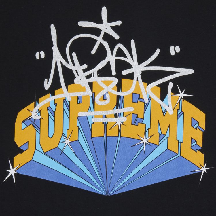 Supreme x IRAK Arc Tee Black
