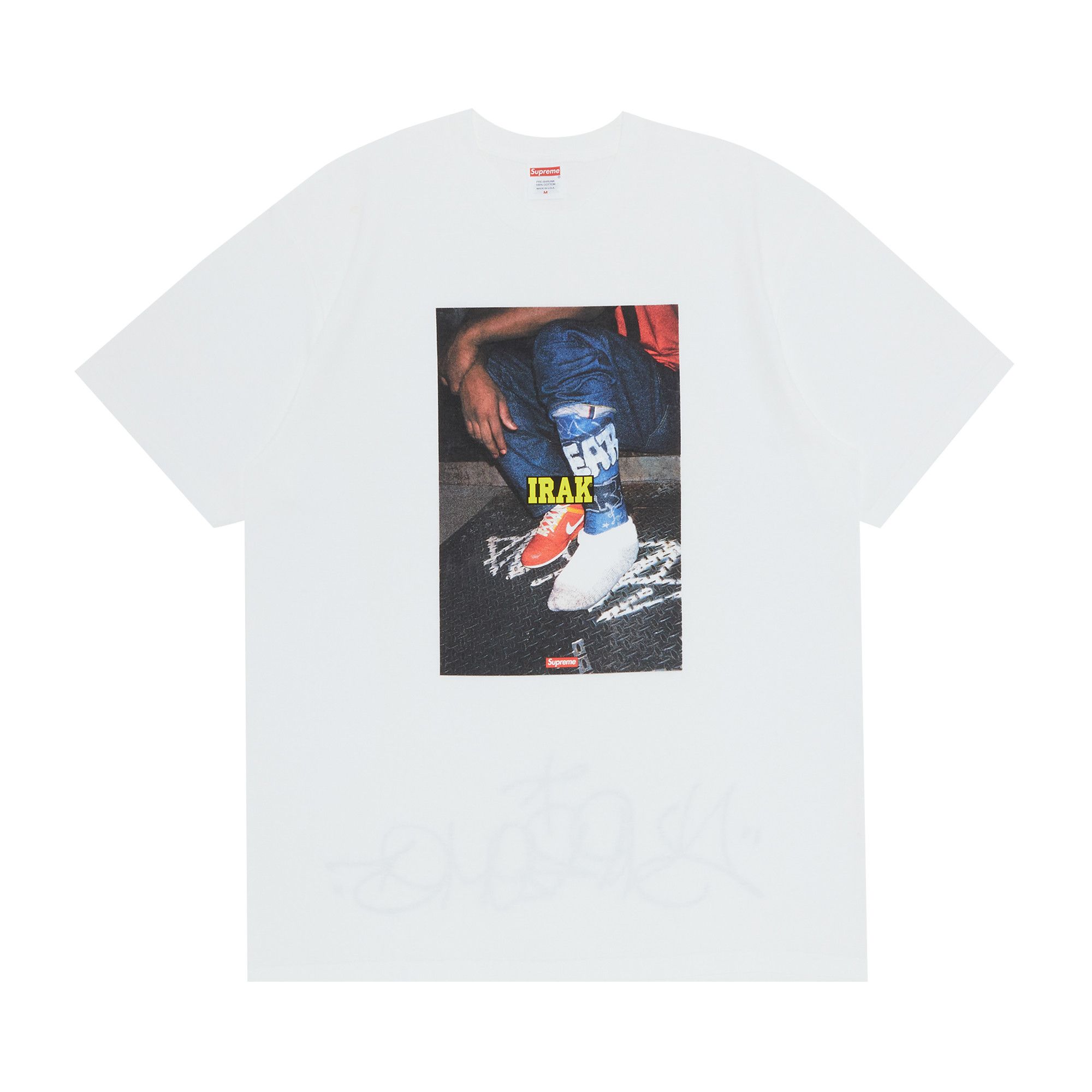 Buy Supreme x IRAK Cast Tee White FW22T58 WHITE GOAT