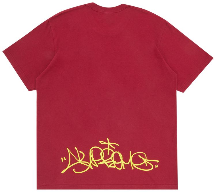 Supreme x IRAK Cast Tee Cardinal