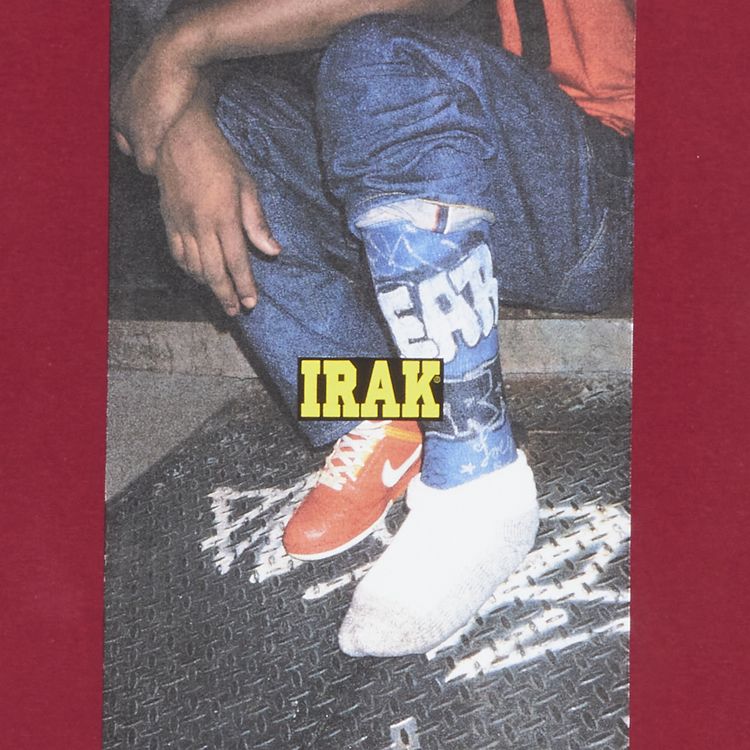 Supreme x IRAK Cast Tee Cardinal