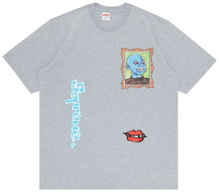 Supreme Gonz Portrait Tee Heather Grey