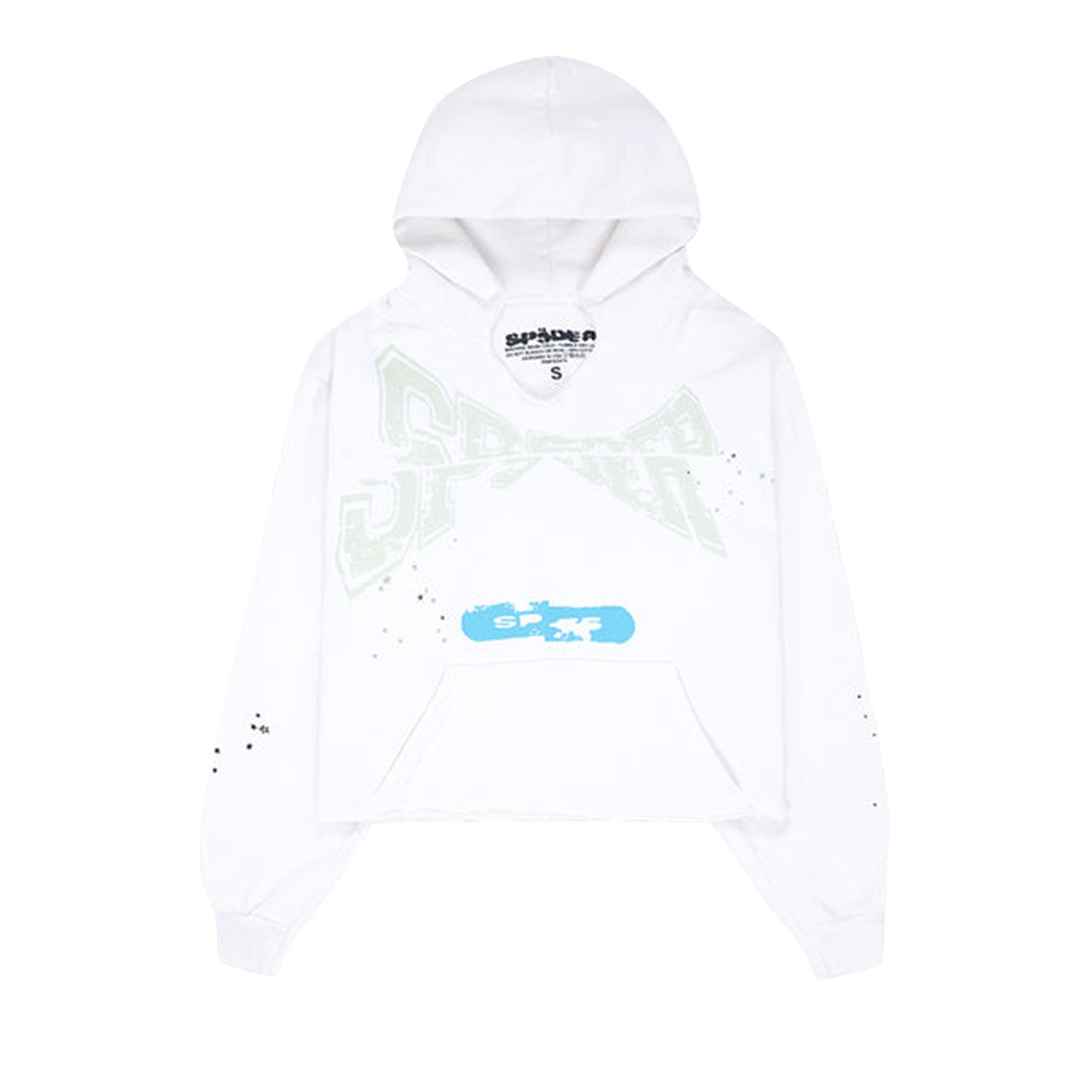 Sp5der正規品ホワイト Buy Sp5der Cropped Hoodie 'Eggshell' - SP5 TFC WH | GOAT