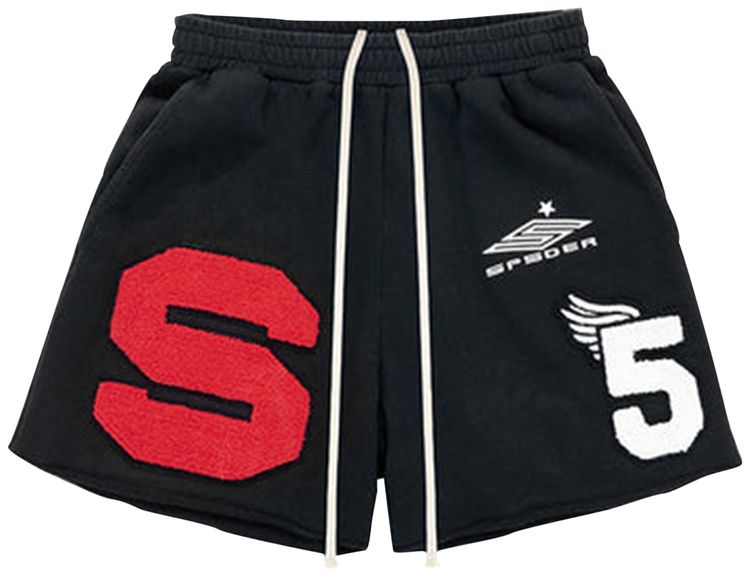 Sp5der Cut Sweatshort Vintage Blue
