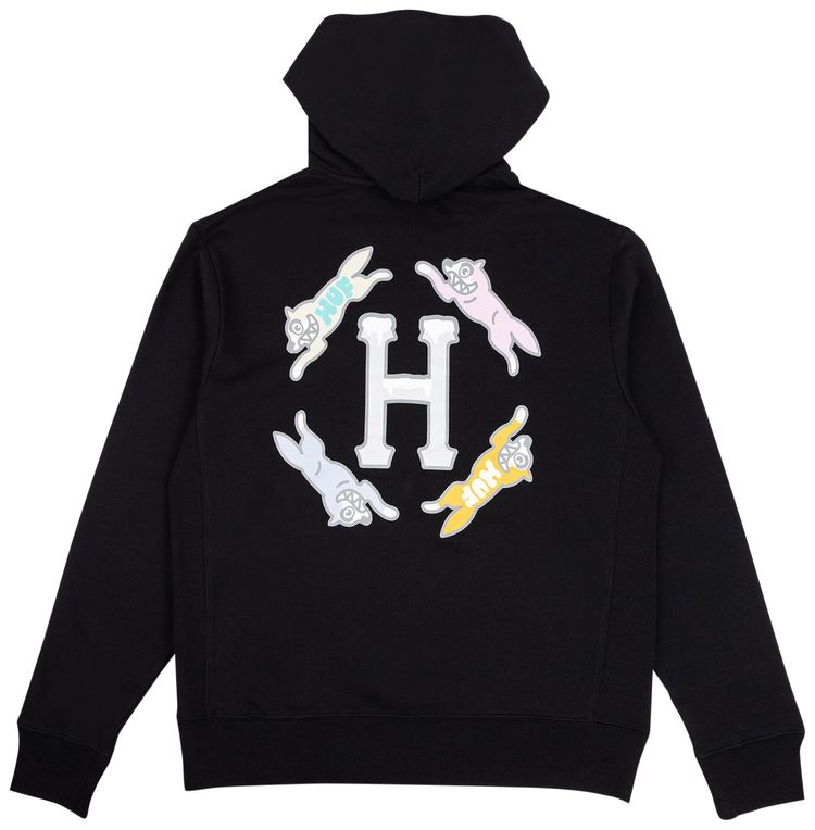 Icecream x HUF Frosted Hoodie Black