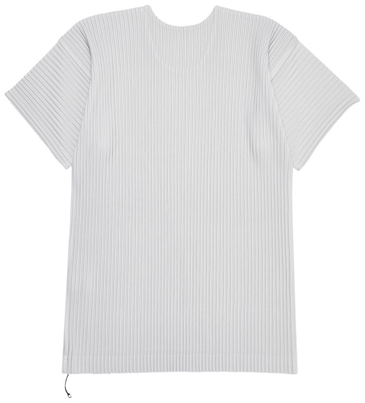 Homme Plisse Issey Miyake Basic T Shirt Light Grey