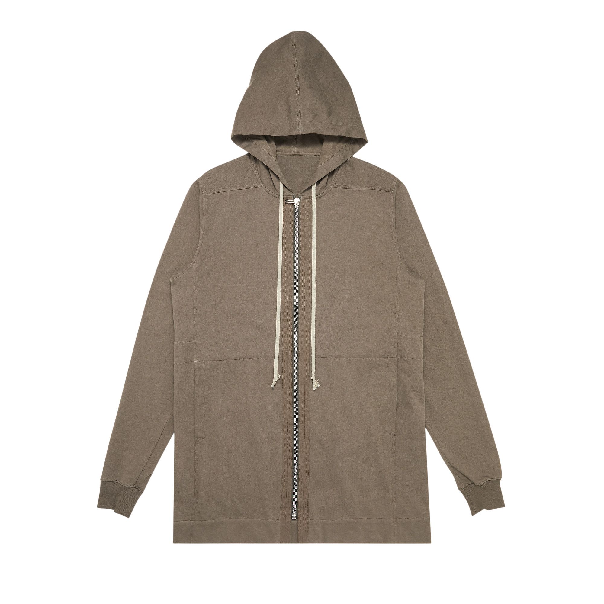 Buy Rick Owens Zip Front Hoodie 'Dust' - RU02B2248 BA 34 | GOAT