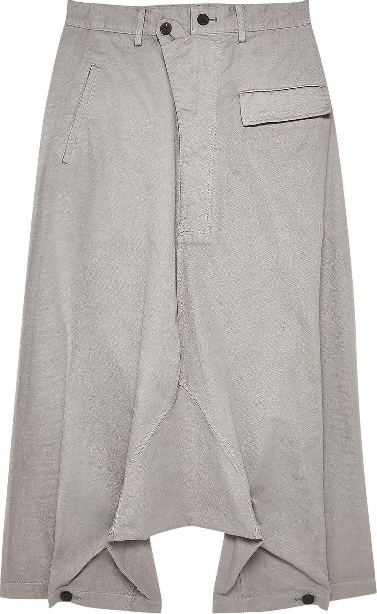 Yohji Yamamoto Regulation Gusset Sarouel Pants 'Grey'