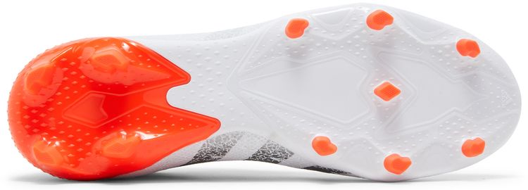 Adidas Predator Freak3 Laceless FG Demonscale   White Solar Red