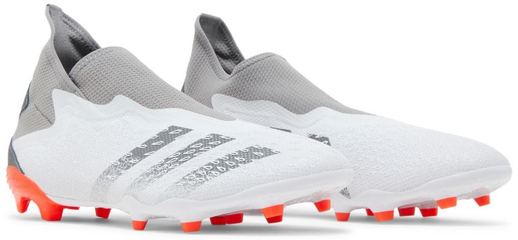 Adidas Predator Freak3 Laceless FG Demonscale   White Solar Red