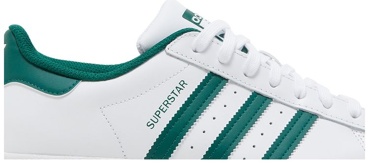 Adidas Superstar White Collegiate Green