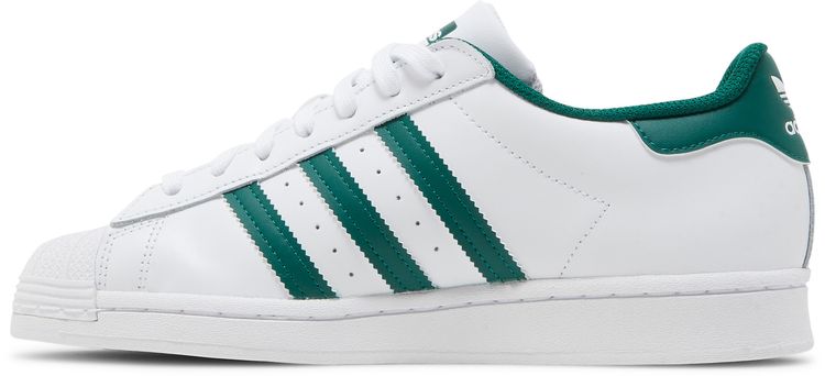 Adidas Superstar White Collegiate Green
